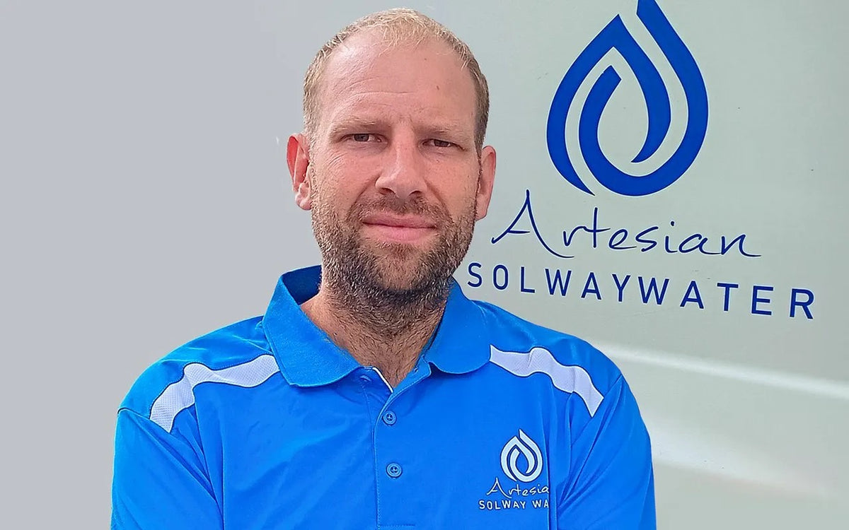 Aaron Barneveld director and operations manager of Artesian and Solway Water