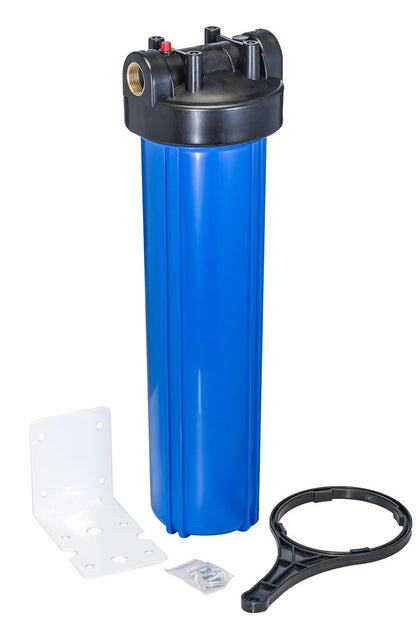 TREVOLI - Water Filtration Big Blue Jumbo Water Filter Housing - 20"