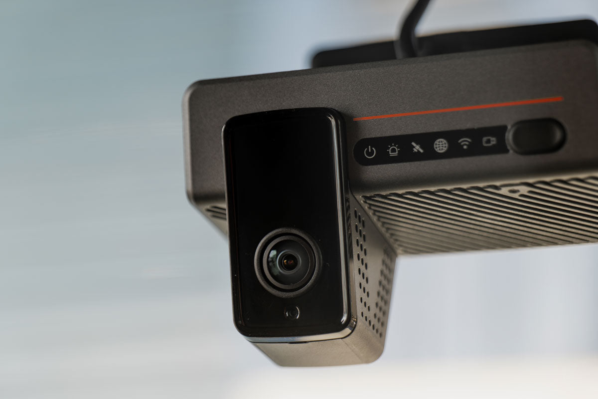 EROAD Clarity Edge AI fatigue and driver monitoring dashcam installed in water tankers