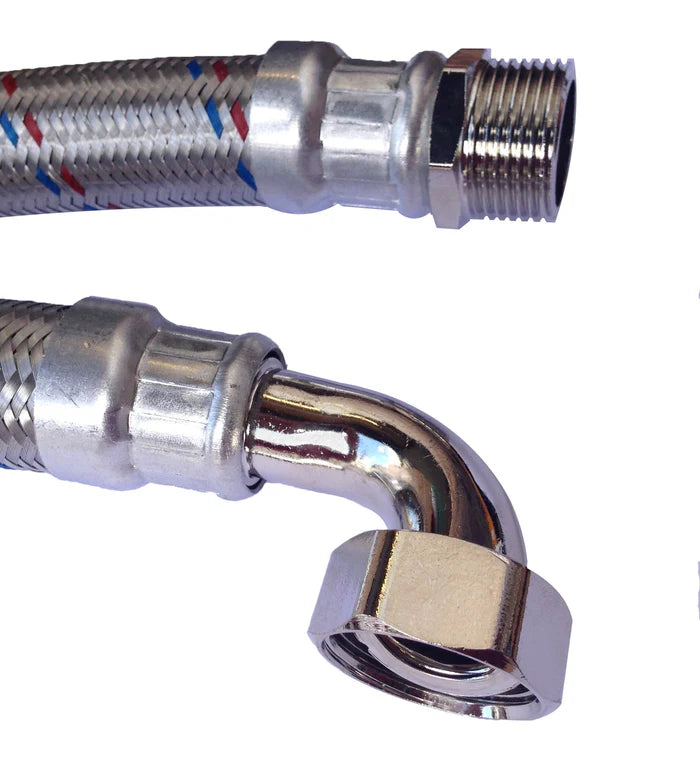 Stainless Steel Woven Hose 25MM - 1M Long