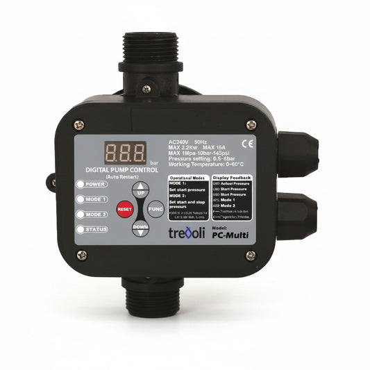 Trevoli PC-Multi Pump Controller Auto Restart Adjustable Cut in and Cut Out